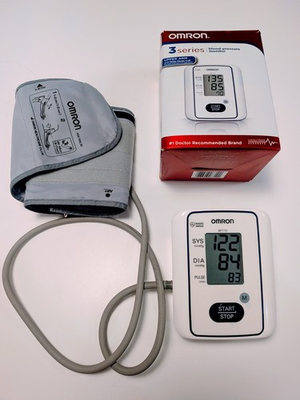 #ad Omron 3 Series Upper Arm Blood Pressure Monitor Automatic Digital Working BP710 $24.99