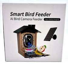 NEW Smart AI Bird Camera Feeder: IP65 Waterproof 1.25L Seed Capacity