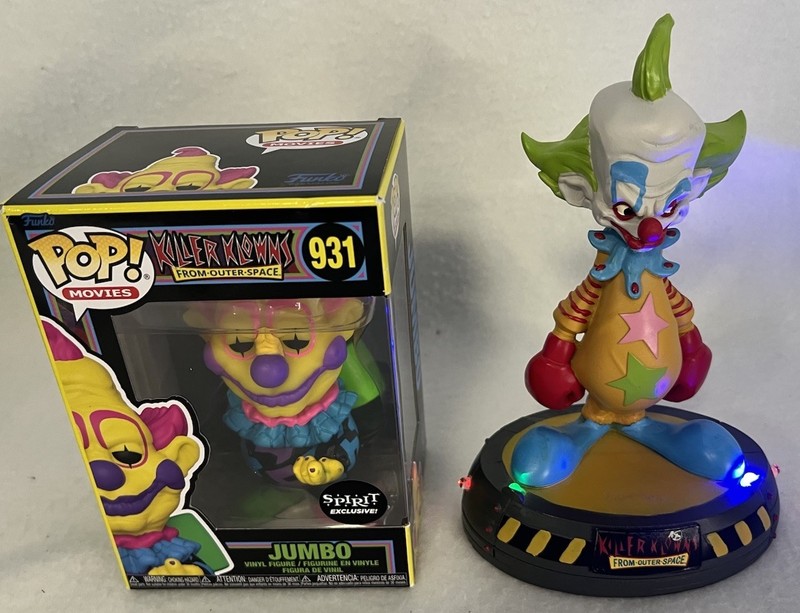 Killer Klowns From Outer Space Shorty Light-Up LED & POP Jumbo 931 Vinyl Figures