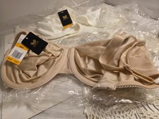 BRAS lot of 2 New with Tags WACHOL 38DD BEIGE AND TAUPE,NICE COMFORTABLE NICE