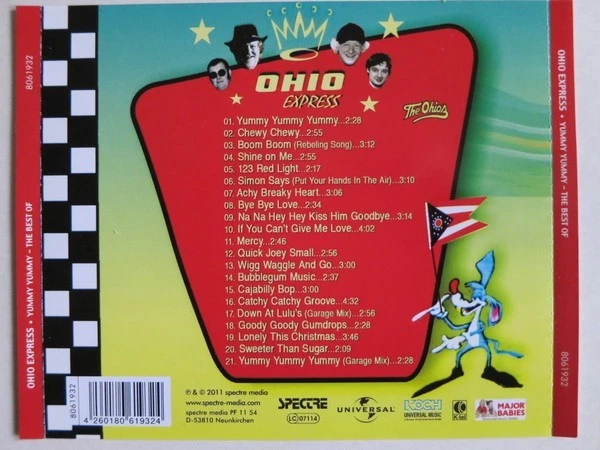 OHIO EXPRESS - YUMMY YUMMY - THE BEST OF - 21 TRACKS - Spectre 2011 - Bild 2 von 3