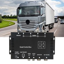 4 Channel Video Splitter Control Box DC12V 24V Image Switch Remote Control High