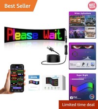 Flexible LED Car Windshield Sign with Devil's Eyes Custom Message Capability