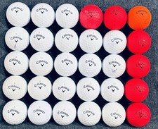 30 Callaway SUPERHOT SERIES GOLF Balls Used Grade AAAAA 5A - Free Priority Ship