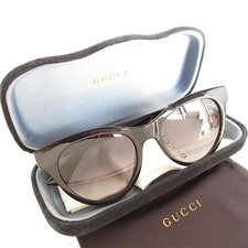 GUCCI Sunglasses GG Marmont Plastic Metal Black Gold Unisex