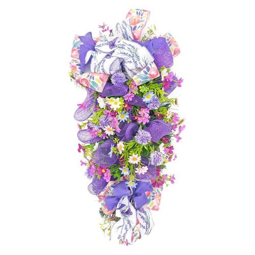 Muttertag Hortensie Blumenkranz für Haustür Blumenkranz Lebensecht - Bild 2 von 7