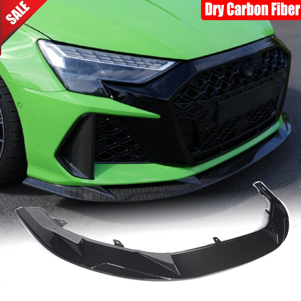 For Audi RS3 8.5Y Sedan 2025-2026 Dry Carbon Front Bumper Lip Spoiler Splitters