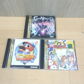 Japanese Sega Saturn Console white with 6 Games HST-3220 Tested READY TO PLAY
