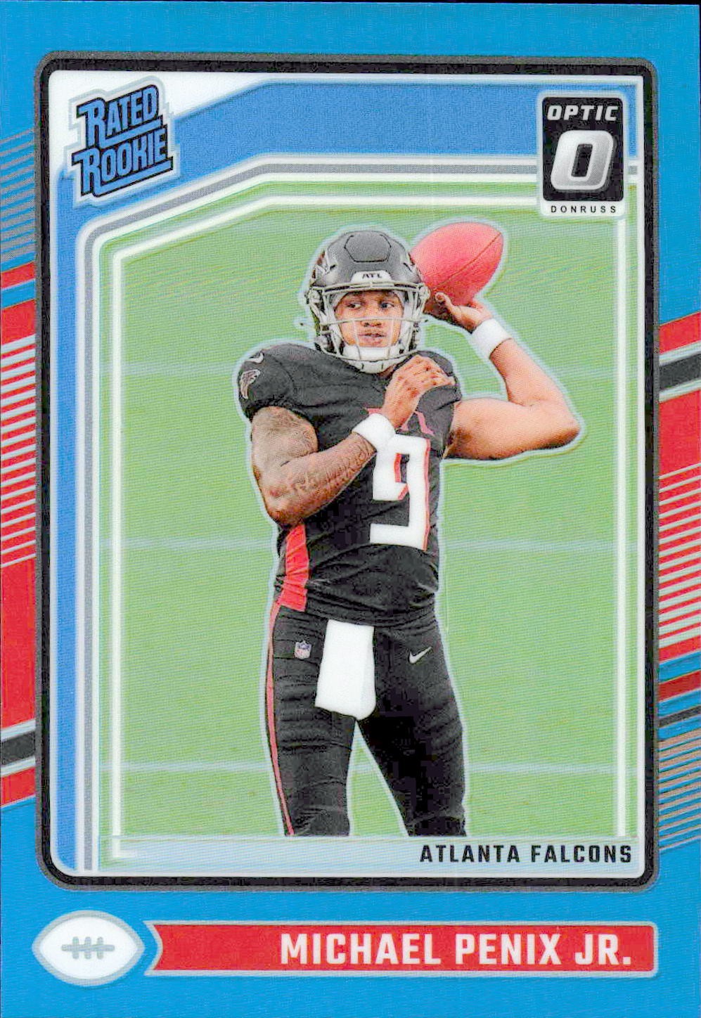 2024 Donruss Optic #279 Michael Penix Jr. Aqua #/299