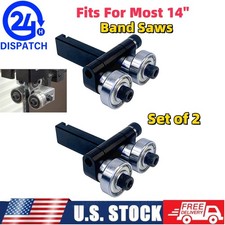Upper/Lower For Most 14" Band Saws Bandsaw Ball Bearing Blades Guide Aluminium