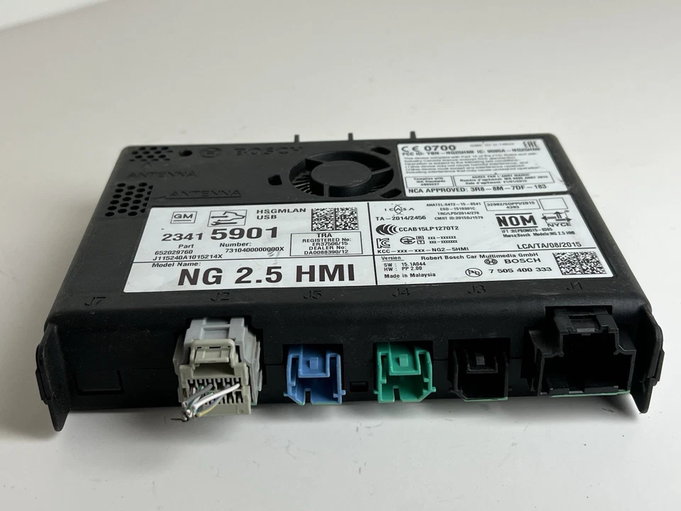 Cadillac ATS HMI 2016 módulo de interfaz hombre máquina 23415901 OEM Foto 4 de 4