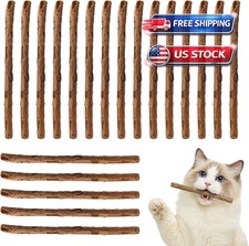 20PCS Silvervine Chew Sticks for Cats, Catnip 10 PCS, Natural