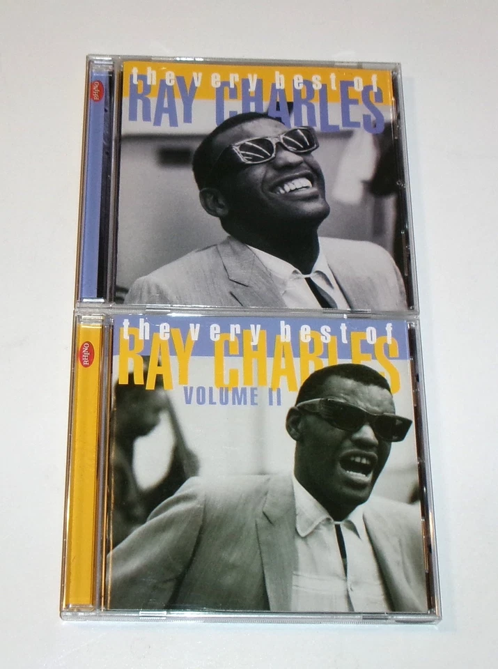 2 CD Lot The Very Best of Ray Charles Volume 1 & 2 Like New Condition 2000 Rhino - Image 4 of 4