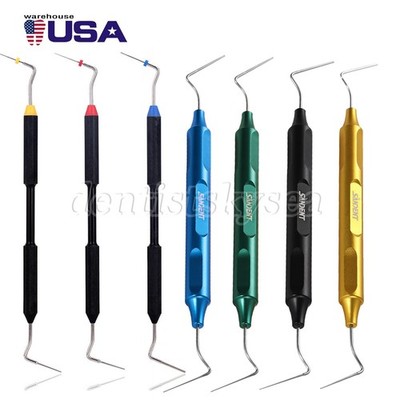 Dental Endodontic Obturation Plugger Tips Hand Use Pluggers Set 0#1#2# 30-100