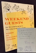 WEEKEND GUESTS BY William K. Zinsser HARDCOVER