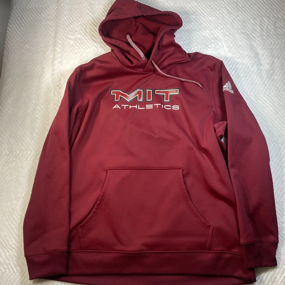 Sweat à Capuche MIT – Homme – Pull Universitaire Marron, Taille L – Coton Et Polyester