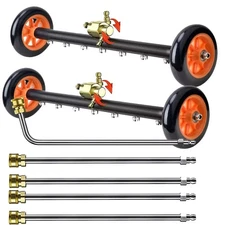 Pressure Power Washer Undercarriage Under Car Cleaner 24" 4000 PSI Water Broom