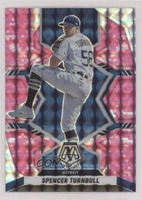 2022 Panini Mosaic Pink Camo Mosaic Prizm Spencer Turnbull #90 07rd