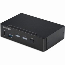 StarTech.com 2-Port DisplayPort KVM Switch, 4K 60Hz, DP 1.2, HDCP 1.4, EDID