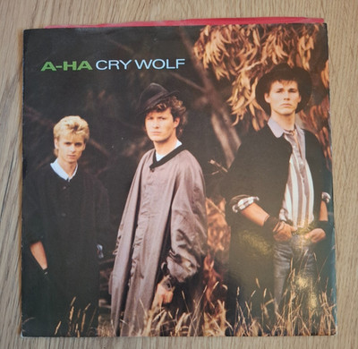 a-ha - Cry Wolf - 7''-Vinyl-Single + Poduct Fact Sheet - WEA 1986