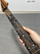 5A 5-Piece Ebony Fretboard Floyd nut 22frets Flame Maple Electric Guitar Neck