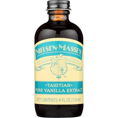 (2 PACK) Nielsen-Massey Finest Quality Tahitian Pure Vanilla Extract 4 FL OZ