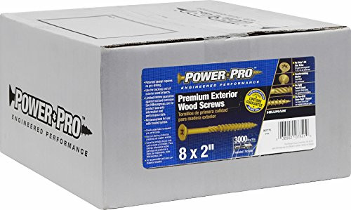 Power Pro 967775 Wood Screws, #8 x 2", Premium Outdoor Deck Screws, Rust Resi... - Picture 12 of 12