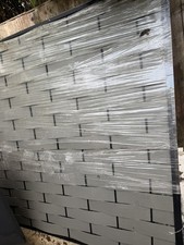 6ft Heavy Duty Ripple Garden Fence Panel Pressure Treated Panels composite
