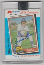 ROLLIE FINGERS 2017 Topps Archives Postseason Signature Series Buyback Auto /49