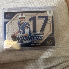 2023 Panini Zenith - Behind the Numbers Josh Allen #15
