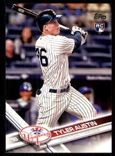 Tyler Austin 2017 Topps Yankees #NYY-12 Yankees MLB READ FREE SHIP AutographDen