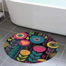 1 Flannel Floor Mat, Wedding Anniversary Celebration Theme, Paper Art Festival M