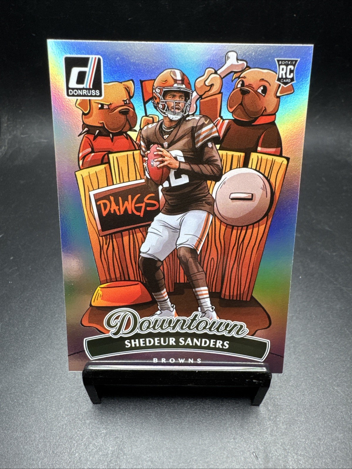  2025 Panini Donruss Football Shedeur Sanders Downtown SSP Case Hit Rookie