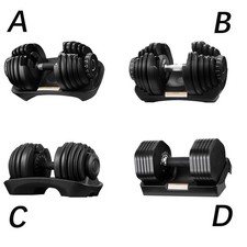 Single Adjustable Dumbbells Weights 12/24/40kg Home Gym Household Dumbbells New
