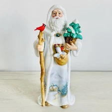 2005 Home Interiors "FATHER CHRISTMAS" Figurine (#58128-05) - 8 1/2" Tall
