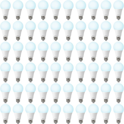 LED Light Bulbs, E26 Med 60 Pack A19 LED Bulbs 60W Equivalent, 8W Daylight 5000K