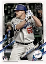 2021 Topps Update #US7 Luke Raley Los Angeles Dodgers Rookie
