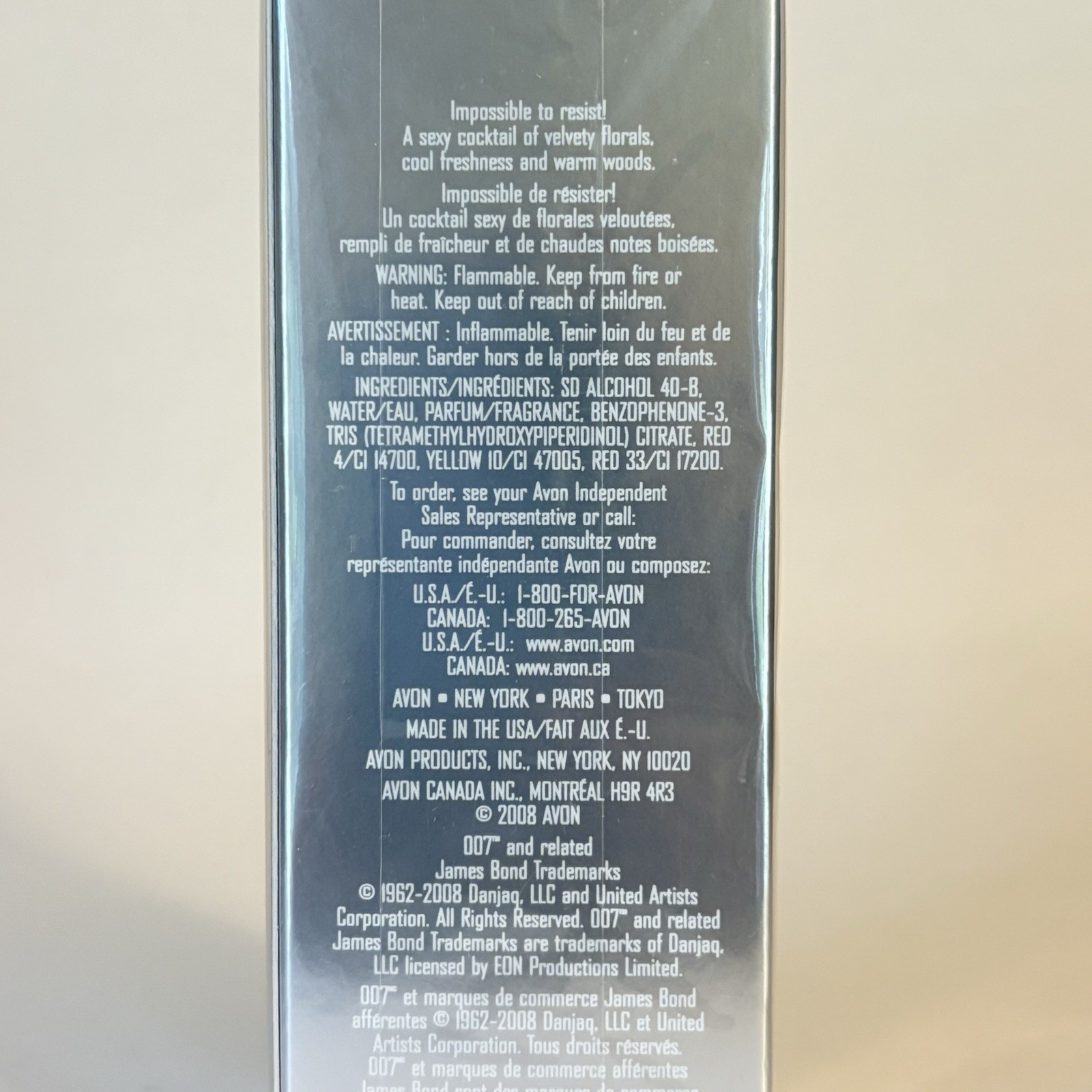 Avon Bond Girl 007 Eau De Parfum Spray 1.7 fl oz New & Sealed 2008