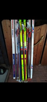 Langlaufski Set - Skier, Stöcke, Schuhe Größe 41