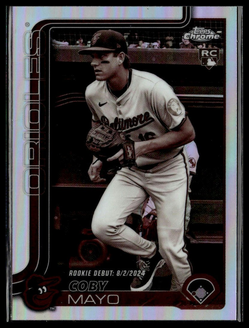 2025 Topps Chrome Update #USC94 Coby Mayo Sepia Refractors