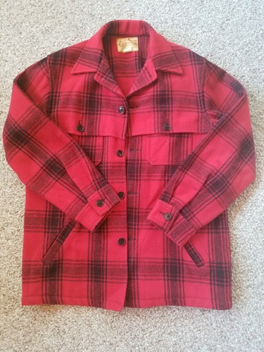 Vintage Bemidji Woolen Mills Red Buffalo Plaid Ven