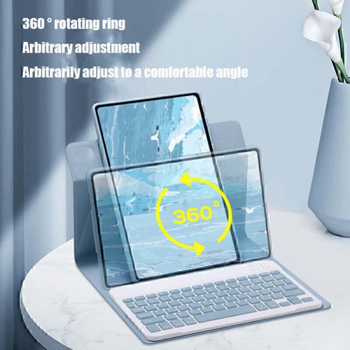 For iPad 7/8/9/10/11th Generation Air 4 5 6 Pro 11 Keyboard Rotating Cover Case - Picture 14 of 50