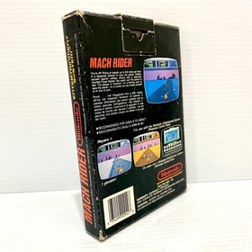 Mach Rider + Box - Nintendo NES - Tested & Working - Free Postage