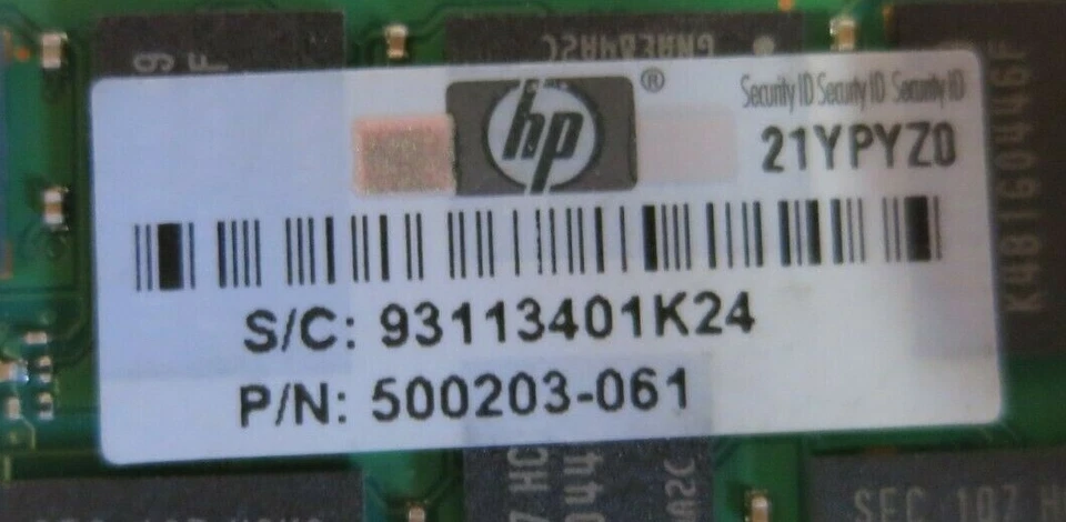 Samsung M393B5170FH0-CH9Q5 12GB (3x4GB) 2Rx4 PC310600 ECC CL9 240P Server Memory - Image 4 of 4