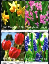 2010 San Marino Fiori MNH