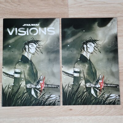 Star Wars Visions #1 Trade Virgin Peach Momoko Marvel Comics 2022 Set of 2
