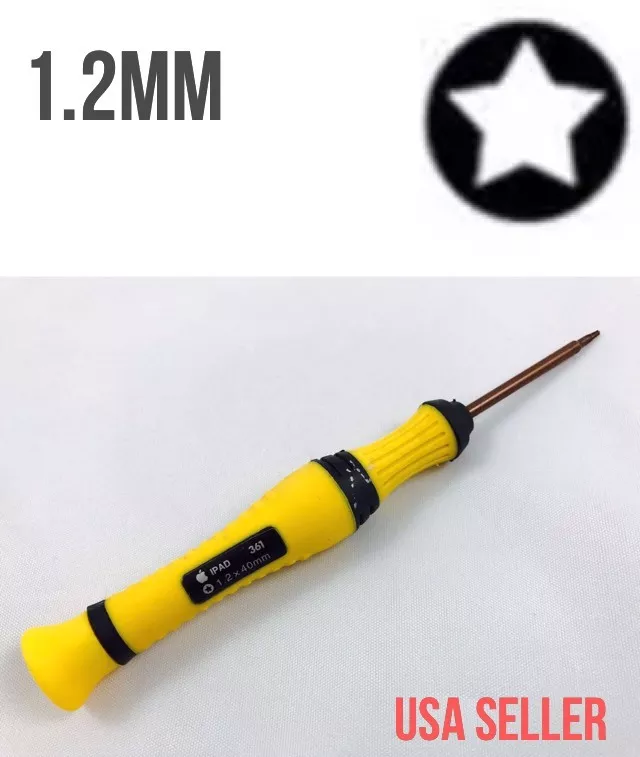 5 Star 5 Point Pentalobe Screwdriver Repair Tool 1.2 mm Macbook Air Pro I PAD