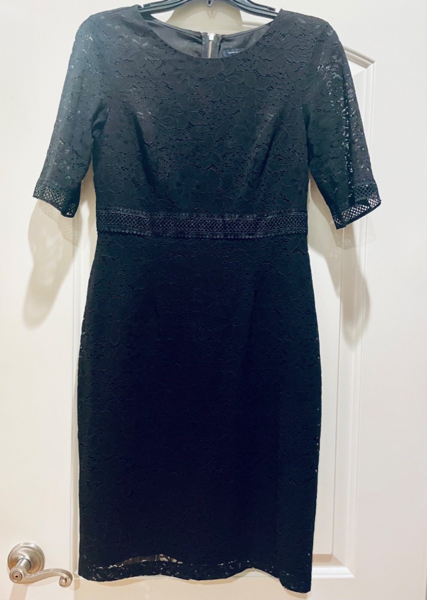 New Tommy Hilfiger Black Lace Dress size 6
