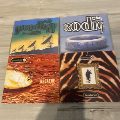 Prodigy 4 IMPORT CD LOT : Firestarter Breathe One Love Out Of Space
