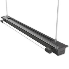 iQuatics AquaLumi Universal -2 Tube 3ft /90cm-Hangable/Tank Mountable-Free T5s